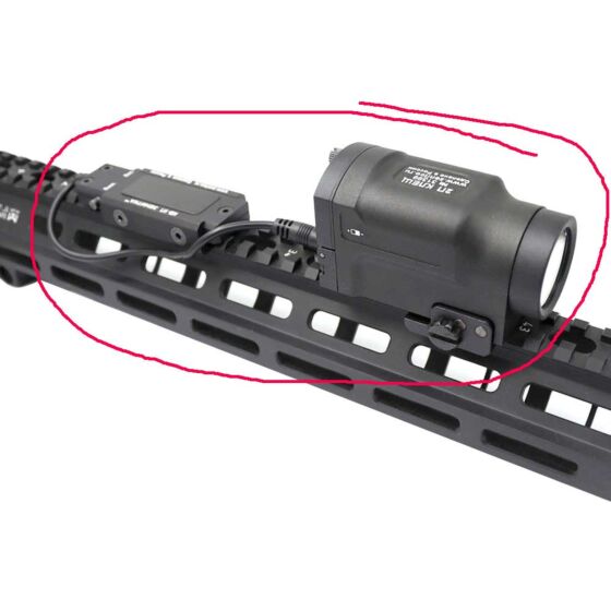 SOTAC torcia 2P KLESH Zenitco style tactical light set (dark earth)