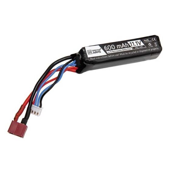 Specna Arms batteria lipo supermini stick 600 11.1v 20/40c (Connettore DEANS a T)