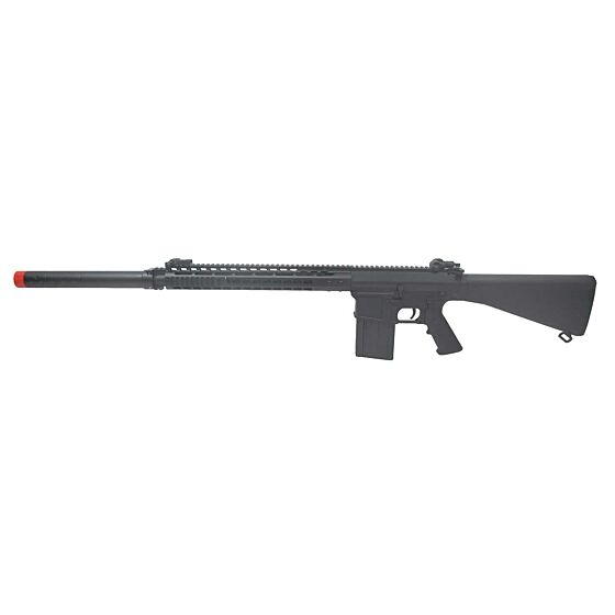 A&k fucile elettrico SR25 Keymod full metal (nero)