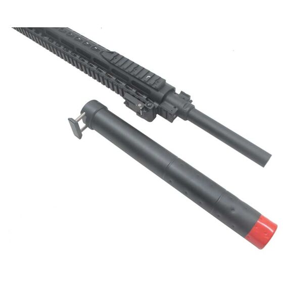 A&k fucile elettrico SR25 Keymod full metal (nero)