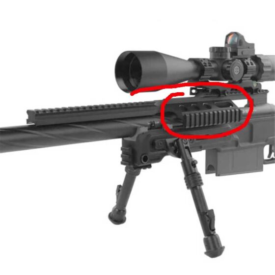 NOVRITSCH 20mm MARS SIDE RAIL for SSG10 air cocking rifle