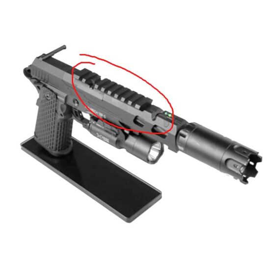 NOVRITSCH Top rail mount for SSP5 Hi Capa pistol