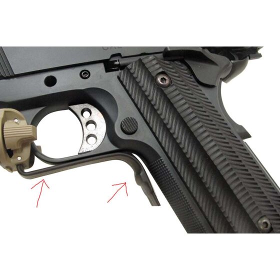 SOTAC remote switch for X300/X400 on Colt 1911 trigger guard (black)
