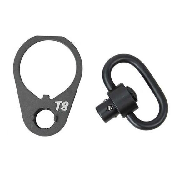 T8 piatto porta cinghia con anello QD per fucili a gas M4 MWS