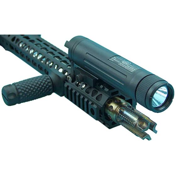 G&p VLI X9 led flashlight with 1200 11.11v battery (black)