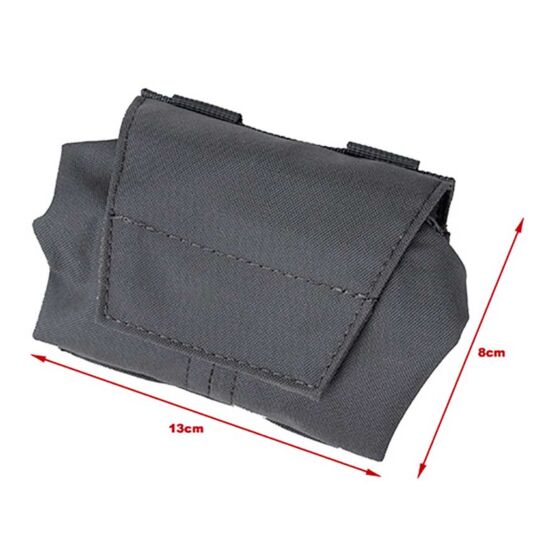 The BlackShips tasca drop pouch avvolgibile (wolf grey)