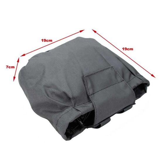The BlackShips tasca drop pouch avvolgibile (wolf grey)