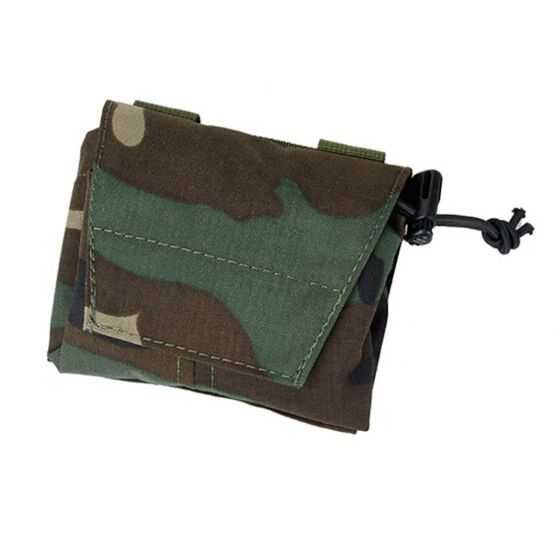 The BlackShips tasca drop pouch avvolgibile (woodland)