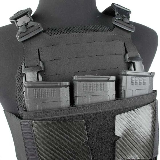 TheBlacksShip giubbino tattico MA-81 plate carrier (nero)