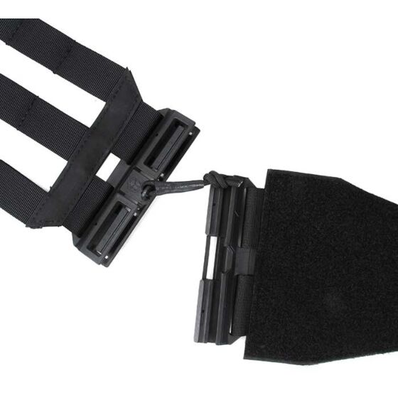 TheBlackShip 3 molle SKELETAL MAGNETIC cummerbund (black)