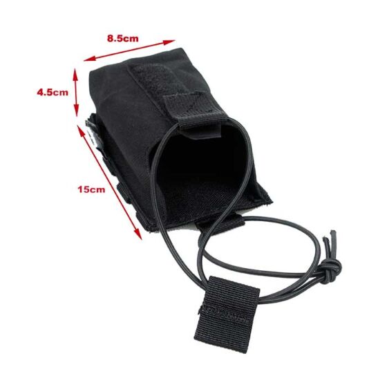 TheBlackShips bottle pouch (black)