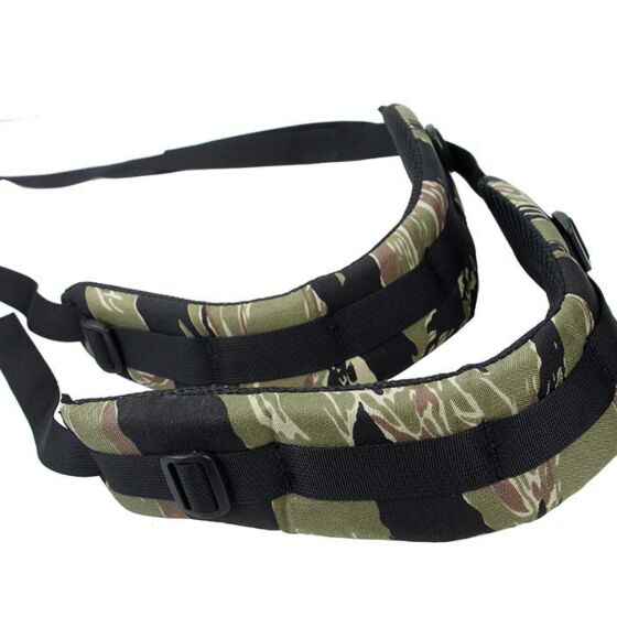TheBlackShips spallacci imbottiti per borsa porta fucile (tigerstripes)