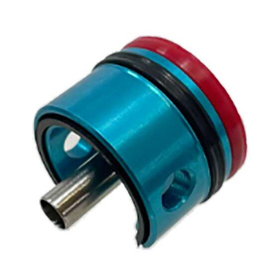 Fps testa cilindro in ergal con X-ORING per gear box ver.2 (pad rosso)