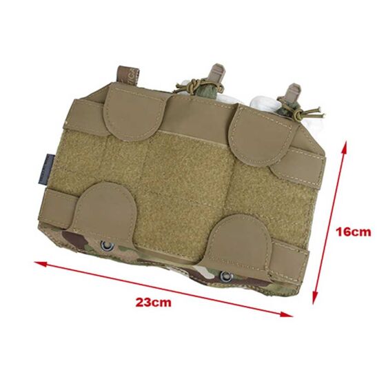 TMC tasca aperta caricatore fucile 5.56 + pistola 9mm per tattico frame plate carrier (multicam)
