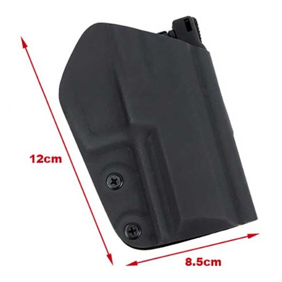 TMC fondina rigida in KYDEX per pistola VP9 (nera)