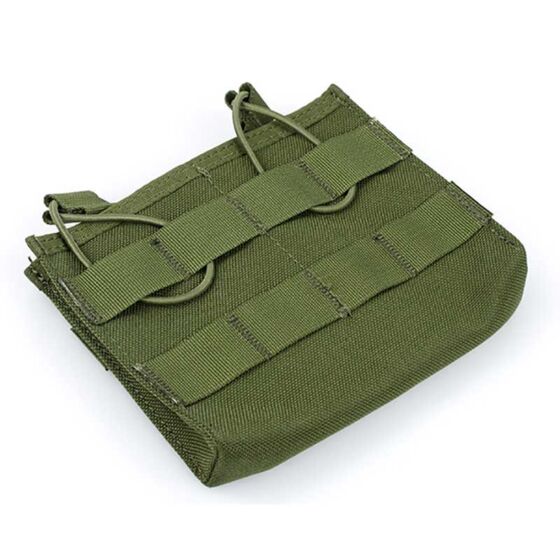 TMC tasca CQB aperta doppio caricatore fucile (verde)