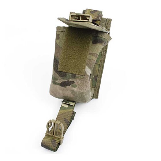 TMC double mag pouch with scissors holder multicam