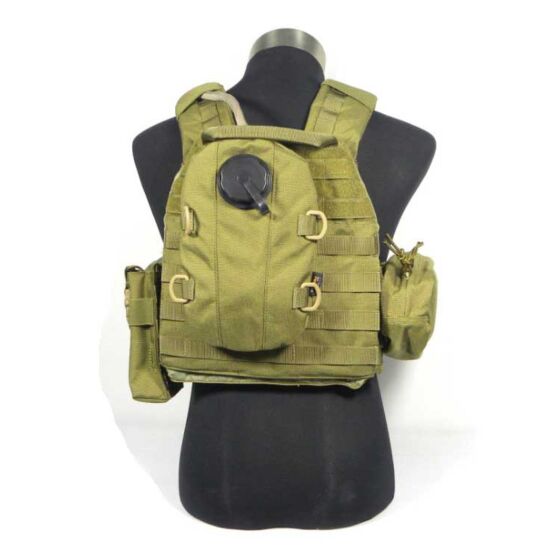 TMC giubbino tattico PI light weight plate carrier full set tan