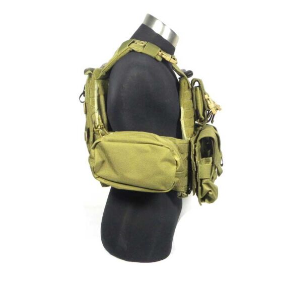 TMC giubbino tattico PI light weight plate carrier full set tan