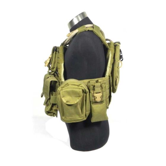 TMC giubbino tattico PI light weight plate carrier full set tan