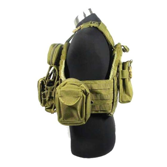 TMC giubbino tattico PI light weight plate carrier tipo A (tan)