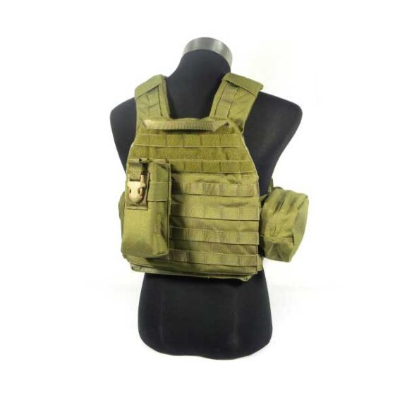 TMC giubbino tattico PI light weight plate carrier tipo B (tan)