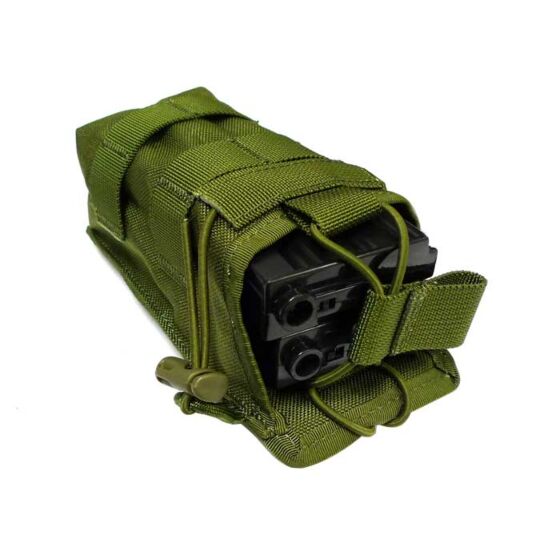 TMC tasca aperta caricatore M4+Pistola (verde)