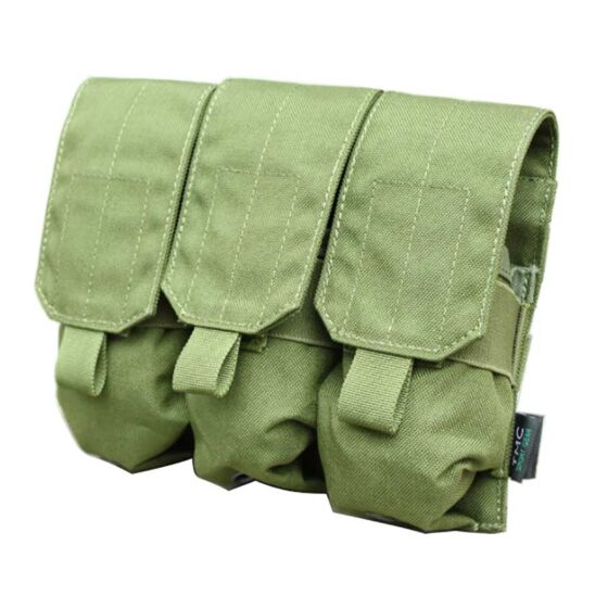 TMC tasca tripla porta 2x caricatore m16 (verde)
