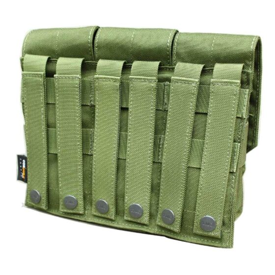 TMC tasca tripla porta 2x caricatore m16 (verde)