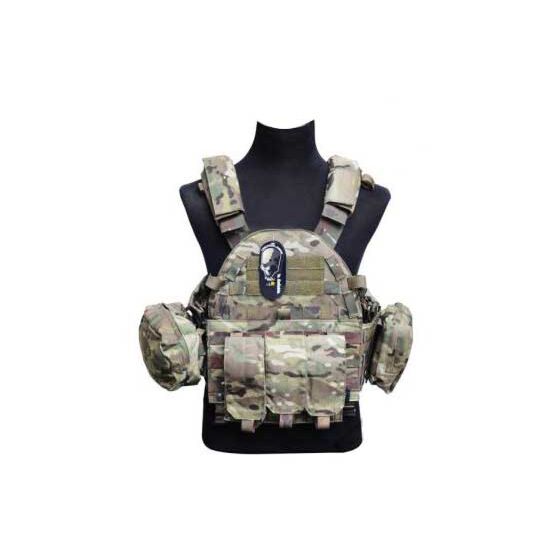 TMC giubbino tattico 094 style plate carrier full set multicam