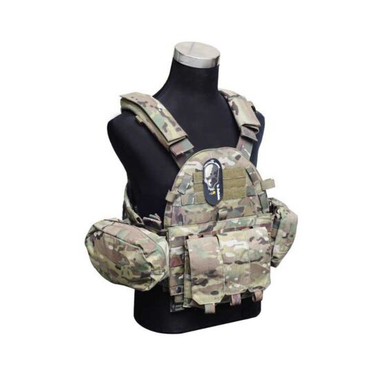 TMC giubbino tattico 094 style plate carrier full set multicam