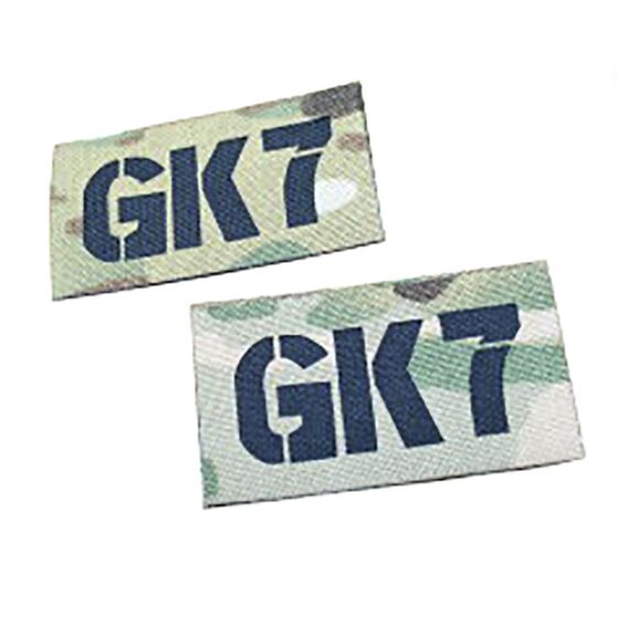 TMC set doppia patch ""sealteam callsign GK7"" (multicam)