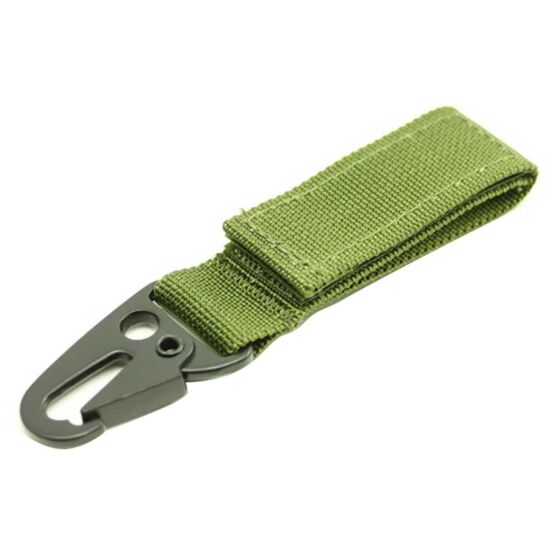 TMC anello in acciaio con fibbia in velcro (verde)