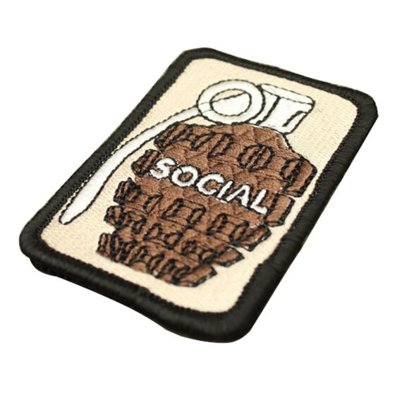 TMC patch in velcro ""social""