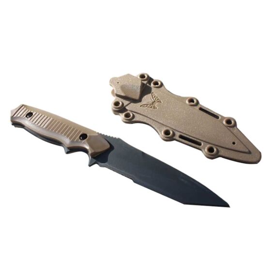 TMC BC 141 style dummy knife with hard case (dark earth)