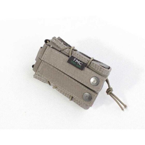 TMC tasca TACO type doppio vano caricatore m16+ pistola (foliage green)