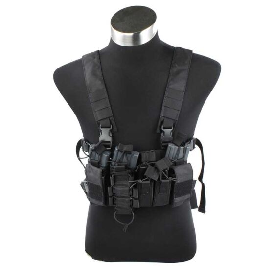 TMC Pettorina D-mittsu chest rig (nera)