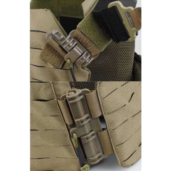 TMC giubbino tattico STRANDHOGG plate carrier coyote brown