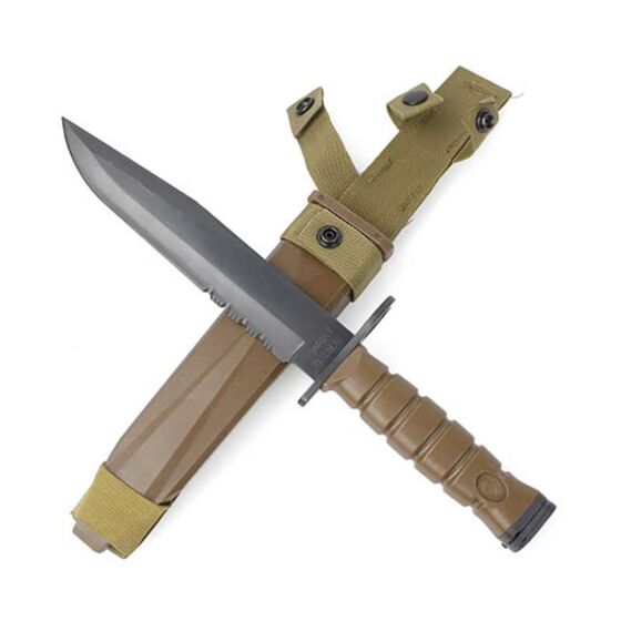 TMC M10 style dummy knife with case (dark earth)