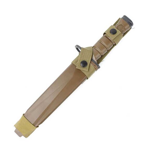 TMC M10 style dummy knife with case (dark earth)