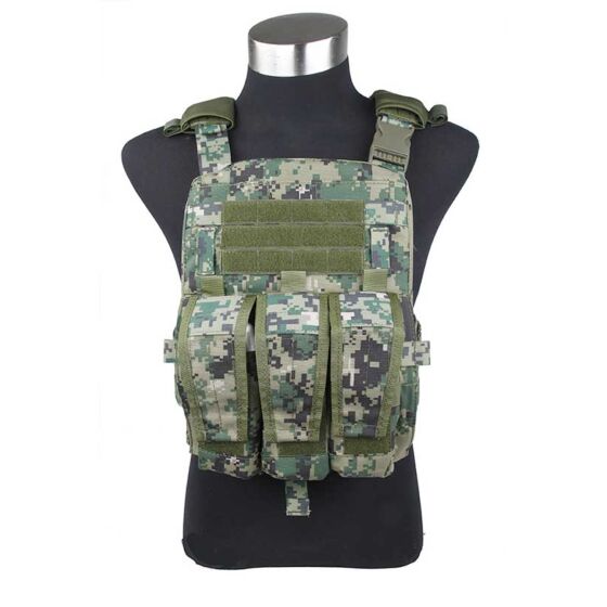 TMC adaptive vest plate carrier w/ 3 pouches (aor2)