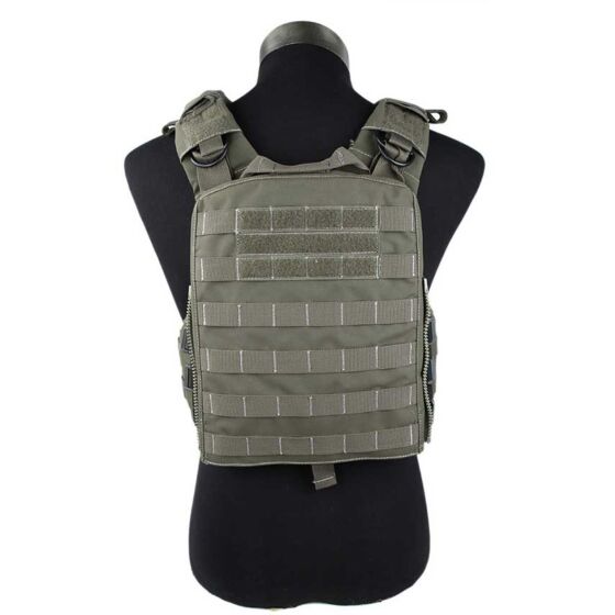 TMC adaptive vest plate carrier w/ 3 pouches (foliage green)