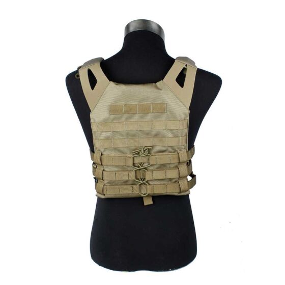 TMC giubbino tattico N jump plate carrier tan