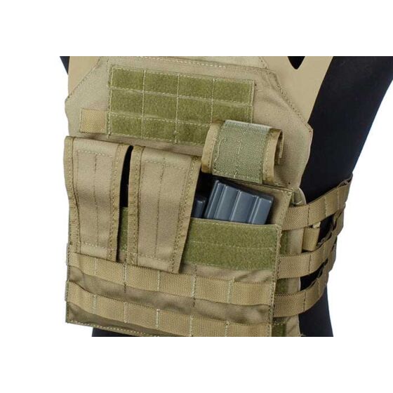 TMC giubbino tattico N jump plate carrier tan