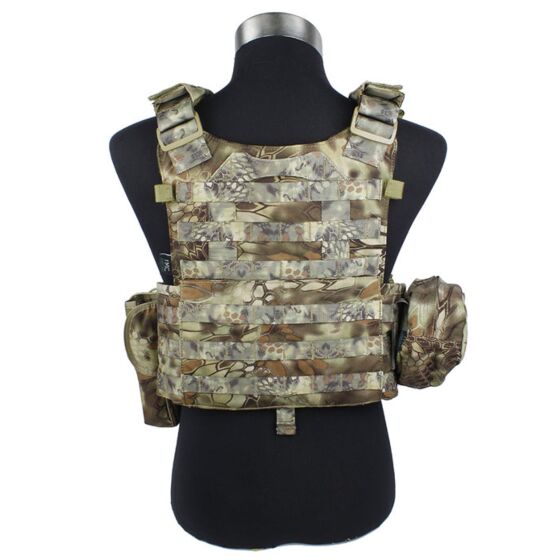 TMC 6094 style plate carrier with 3 pouches (mandrake)
