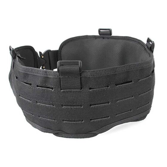 TMC laser-cut molle ballistic belt (black)