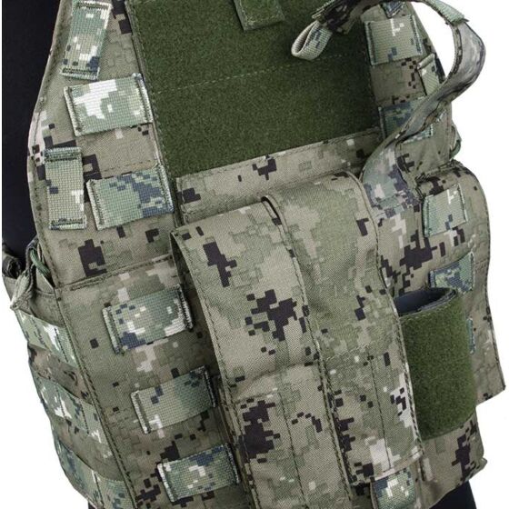 TMC giubbino tattico 94K plate carrier con 3 tasche MP7 (aor2)