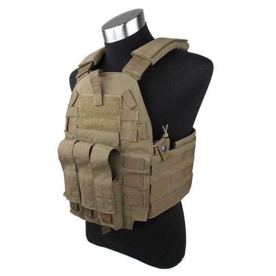TMC 94K mp7 pouch plate carrier (coyote brown)