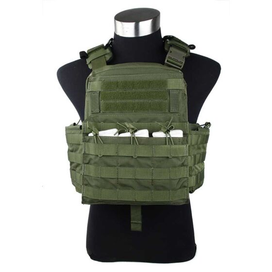 TMC giubbino tattico cherry plate carrier (verde)