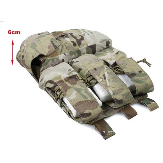 TMC pannello schienale modulare con tasche (multicam)